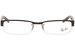 Ray Ban Men's Eyeglasses RB6182 RB/6182 Half Rim RayBan Optical Frame