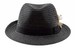 Stacy Adams Men's Sting Brim Paper Braid Fedora Hat