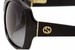 Gucci Women's 3715/S 3715S Fashion Diamond Pattern Fabric Temples Sunglasses