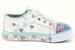 Skechers Girl's Toddler Twinkle Toes Party Timez Light Up Sneaker Shoes