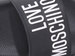 Love Moschino Women's Slides Sandal Embossed Logo Writing Shoes