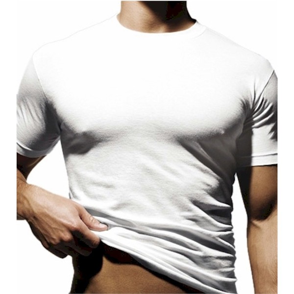  2(X)ist Essential Men's White 3-Pack Crewneck Short Sleeve T-Shirt 