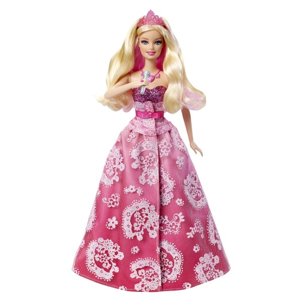  Barbie 2-In-1 The Princess & The Popstar Tori Doll Toy 