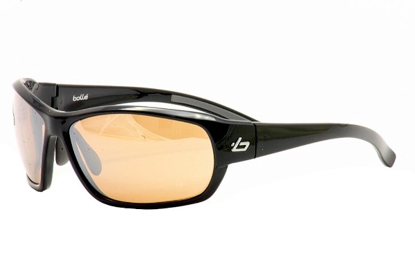  Bolle Men's Bounty 11532 Shiny Black Sport Sunglasses 