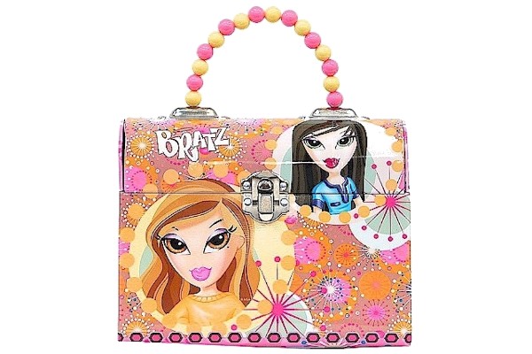  Bratz Girl's Orange/Pink Tin Lunch Box 