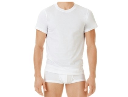  Calvin Klein Men's White Crew Neck T-Shirt 3-Pack 