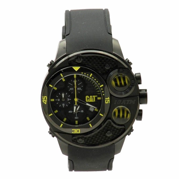  Caterpillar CAT Men's DU.163.21.124 Black Chronograph Watch 