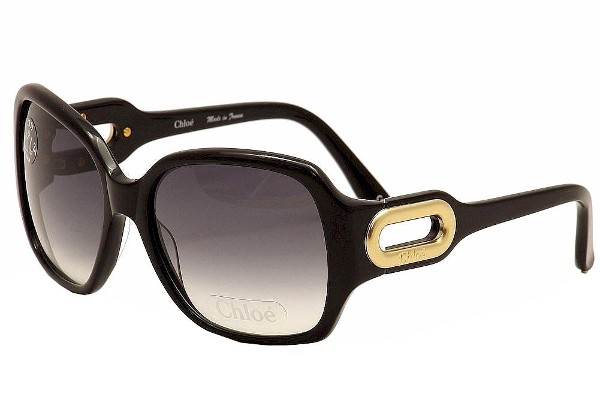  Chloe Women's CL/2192 CL2192 C01 Black Fashion Sunglasses 58mm 