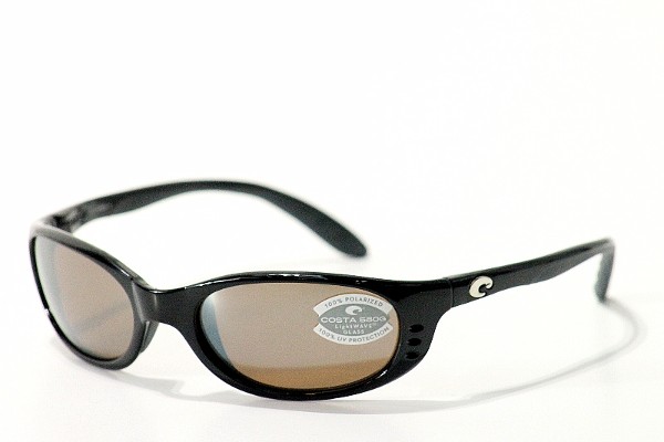  Costa Del Mar Stringer ST11 Shiny Black 580G Polarized Sunglasses 
