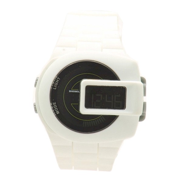  Diesel Men's Veiwfinder DZ7275 White Digital Watch 