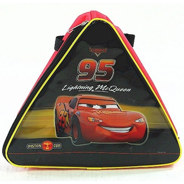  Disney Pixar Cars Boy's Red Lightning McQueen Insulated Triangle Lunch Bag 