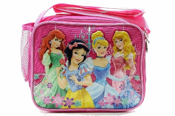  Disney Princess Girl's Pink Insulated Lunch Bag 