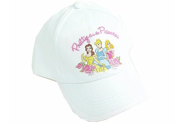  Disney Princess Girl's White Baseball Cap Hat 
