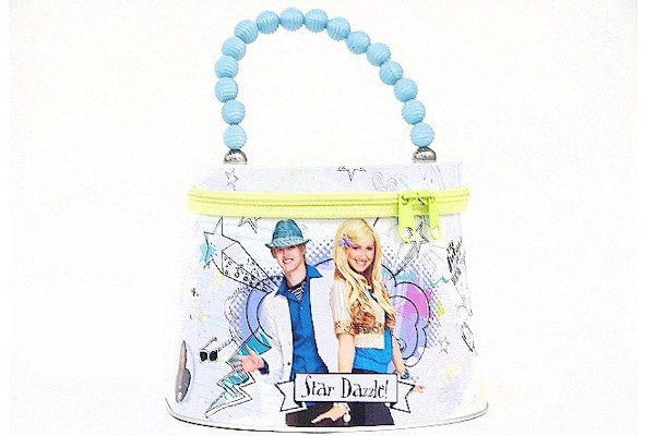  Disney's High School Musical Girl's Star Dazzle White/Blue Tin Lunch Box 