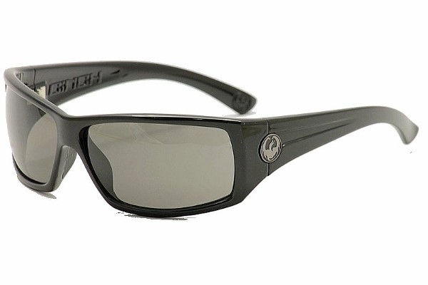  Dragon Cinch Jet Black Rectangle Sunglasses 