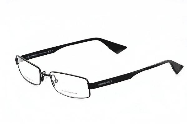  Emporio Armani Eyeglasses EA9677 FNB Black Full Rim Optical Frame 