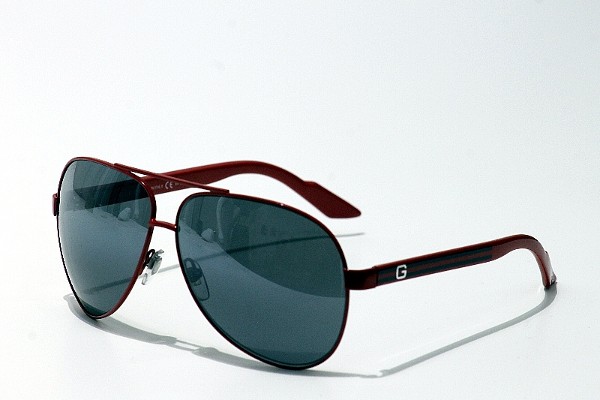  Gucci GG 1951/S 1951S 75X/CN Red Aviator Sunglasses 63mm 