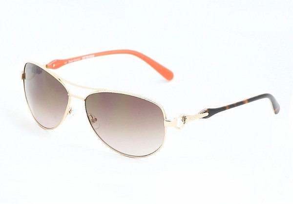  Juicy Couture Women's Deco/s 3YG/RJ Light Gold/Coral Aviator Sunglasses 60mm 