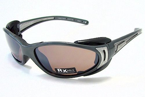  LIBERTY SPORT Chopper Sunglasses Shiny Grey 320 MagTraxion Shades 