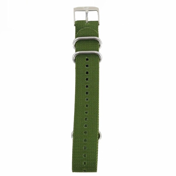  Luminox 3-Rings Strap Replacement Watch Band Green Nylon 22mm 