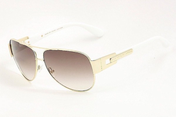  Marc By Marc Jacobs 107S 107/S 0J5F Gold/White Fashion Sunglasses 60mm 