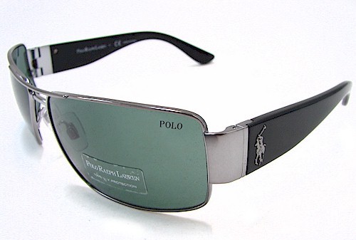  Polo Ralph Lauren 3041 Sunglasses Silver/Black 9002/71 Shades 