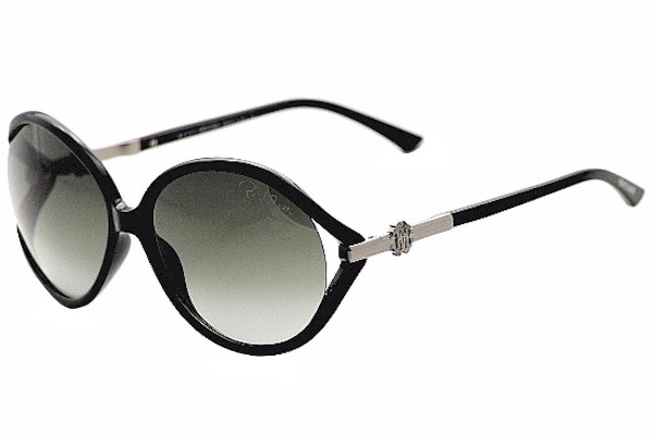  Roberto Cavalli Women's Elleboro 590S 590/S 01B Black/Gunmetal Sunglasses 62mm 