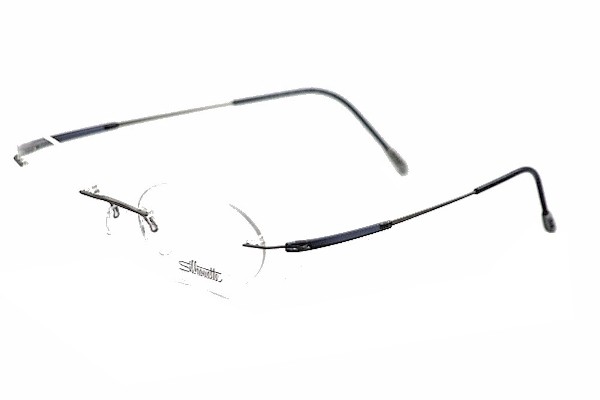  Silhouette Eyeglasses Titan Dynamics Chassis 7719 6052 Blue Optical Frame 