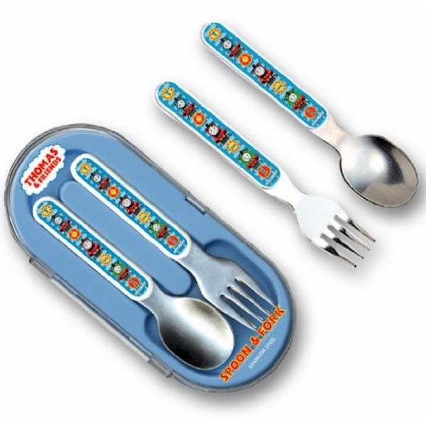  Thomas And Friends Spoon And Fork Set With Carrying Case 