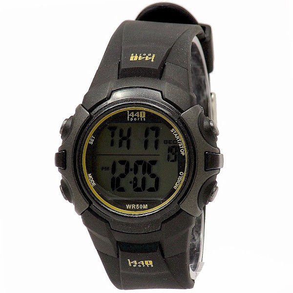  Timex Men's T5K4579J Black Indiglo Digital Sport Watch 