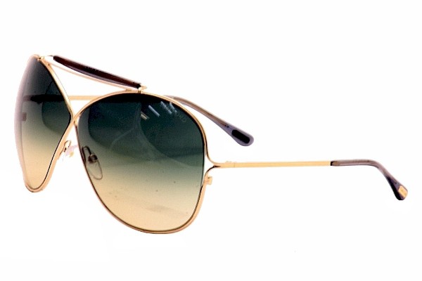  Tom Ford Women's Catherine TF200 TF/200 28B Gold/Brown Fashion Sunglasses 67mm 