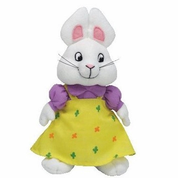  TY Max & Ruby Beanie Baby Ruby The Rabbit 7 