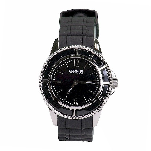  Versus By Versace Tokyo AL13SBQ809 Black/Silver Round Analog Watch 