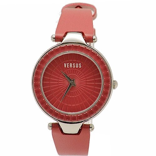  Versus By Versace Women's Sertie 3C7220 Red Analog Watch 