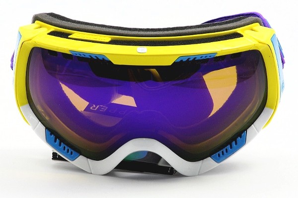  VON ZIPPER Feenom Blok Yellow Astro Chrome YEL Snow Goggles 