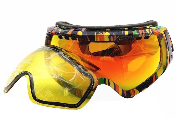  VON ZIPPER Feenom John Jackson Signature Fire Chrome Snow Goggles 