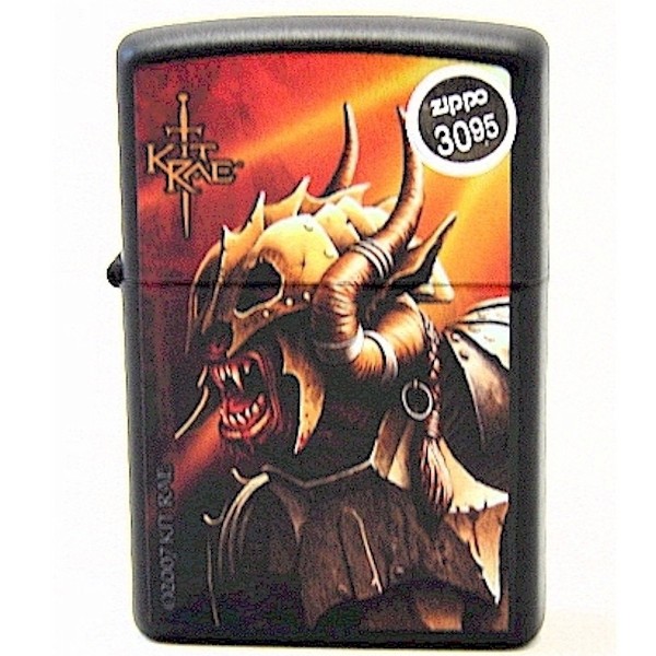  Zippo 0161 Kit Rae Berumen Matte Black Lighter 