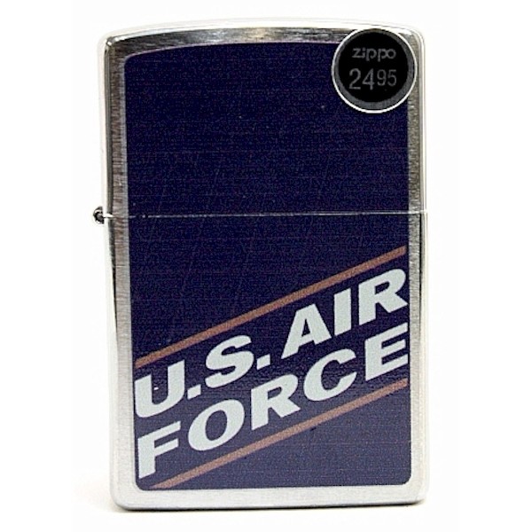  Zippo 24827 United States Air Force Brushed Chrome Lighter 