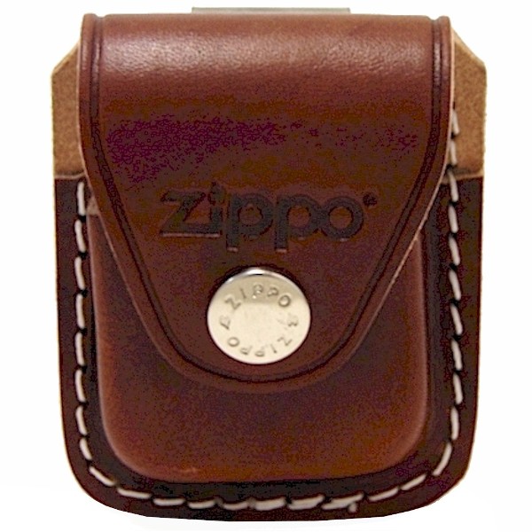  Zippo LPCB LTR Brown Leather Lighter Pouch With Clip 