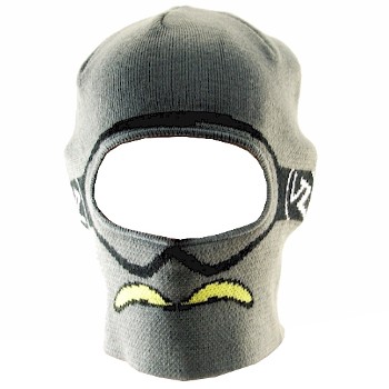 Von Zipper Men's Banana Smuggler Grey/Black Beanie Hat Mask Headwear