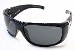 Arnette Wanted AN4122 AN/4122 41/81 Gloss Black Polarized Wrap Sunglasses