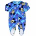 Disney Mickey Mouse Infant Boy's Blue Fleece Footed Sleeper Pajama