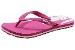 Lacoste Girl's Nosara Jaw Fashion Flip Flops Dark Pink Sandal Shoes