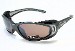 LIBERTY SPORT Chopper Sunglasses Shiny Grey 320 MagTraxion Shades