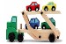 Melissa & Doug Classic Wooden Car Carrier Truck Set Toy Age 3+