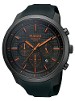 Pulsar Mens On The Go Collection PT3207 Black Analog Chronograph Watch