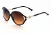 Roberto Cavalli Women's Elleboro 590S 590/S Brown Round Sunglasses 62m