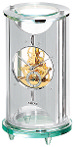 SEIKO Mantel QHG035SLH Silver-tone Metal And Glass Case Clock