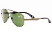 Spy Optics Men's Parker Antique Gold Aviator Sunglasses 60mm