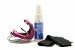 Sunglasses Fuchsia Car Visor Clip, Lens Cleaner Cleaning Cloth Kit